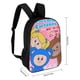thumbnail image 2 of Mother Goose Club-theme Backpack, Campus style schoolbag Bookbag with Adjustable Shoulder Straps And Large Zip Compartment, Unisex Travel Bags., 2 of 6