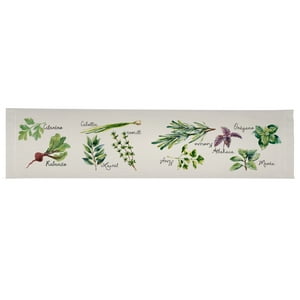 Tuyo Print - Camino De Mesa Impermeable Hierbas