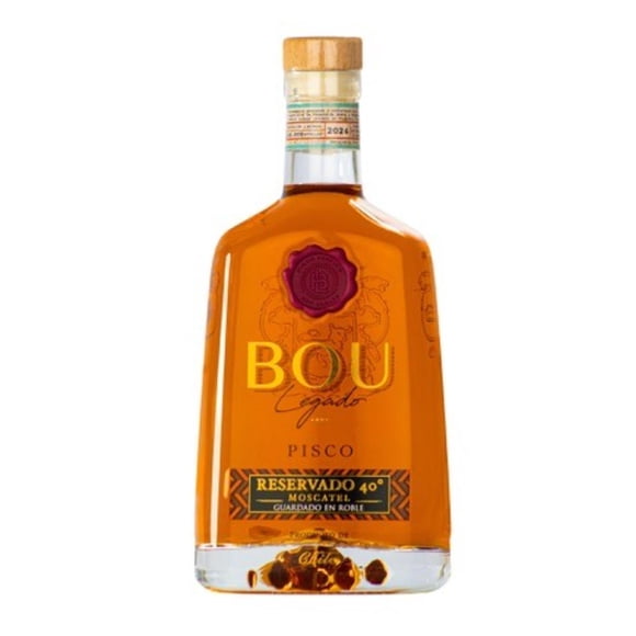 Pisco Botella Bou Legado Roble 40º, 750 ml