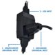 thumbnail image 4 of Adaptador de viaje Ceptics GP4-9C 4 en 1 con 2 USB tipo C, 4 of 4