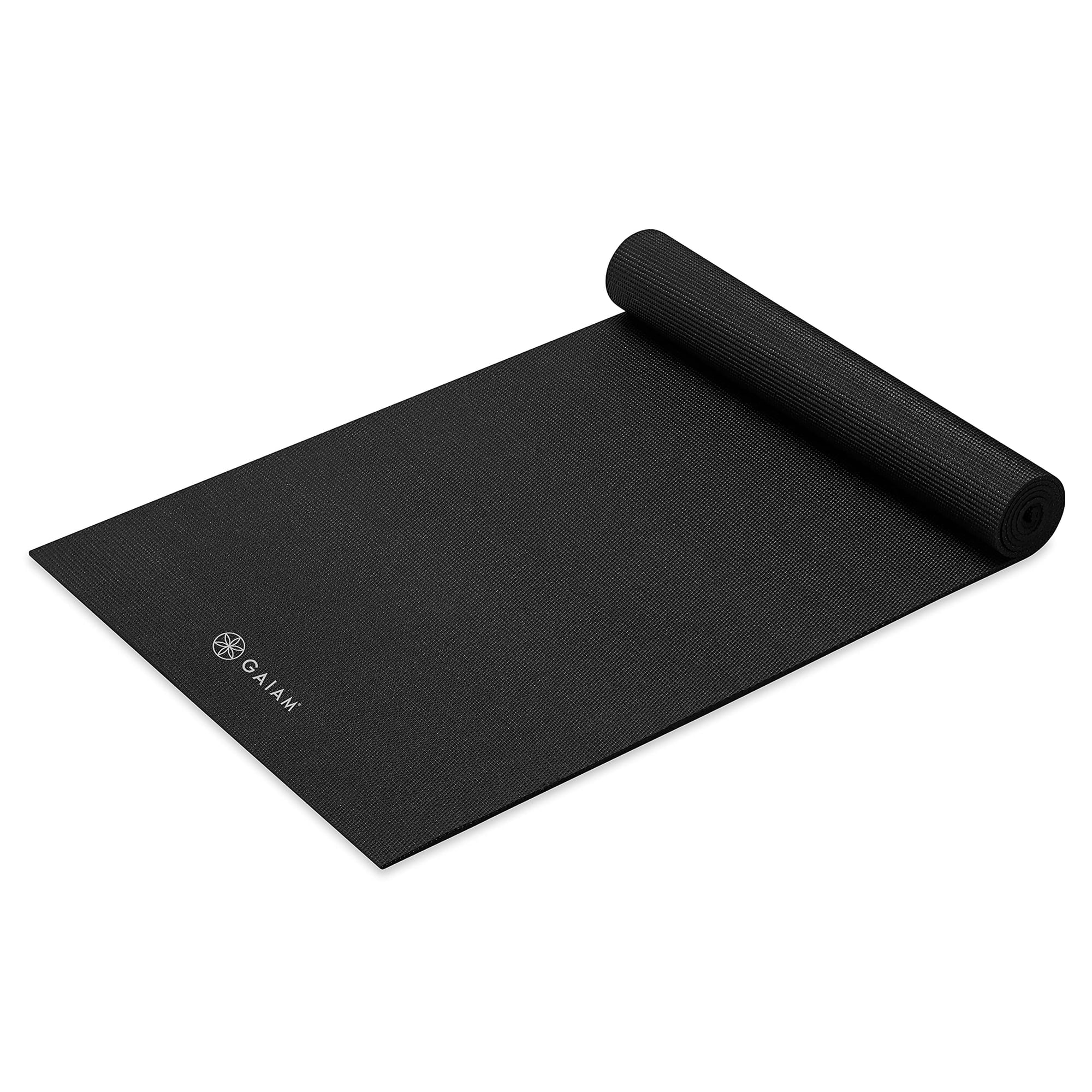 Esterilla De Yoga Gaiam Premium, Color Liso, Antideslizante, 68 X 24 Cm, 5 Mm