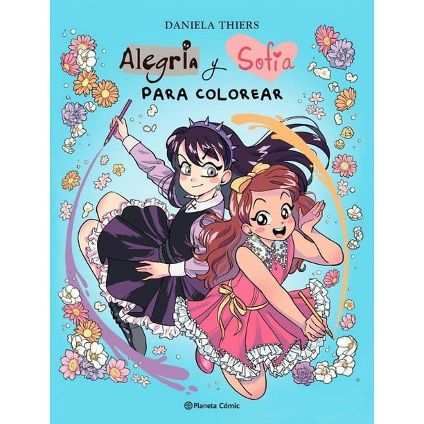 Libro Alegría y Sofía para colorear - Daniela Thiers