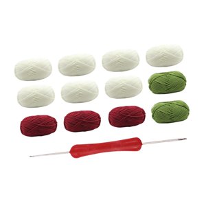 Bothyi - Kit De Crochet Para Manta De Flores. Kit De Inicio Para Principiantes Entusiastas.