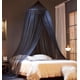 thumbnail image 1 of Cortinas de cama de toldo negro - Decoración de la habitación de redes, carpa de techo, toldo para una sola, doble, completo, cortinas de cama para niños, tela retardante al fuego (para cama, 1 of 3