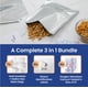 thumbnail image 3 of Bolsas Wallaby de Mylar Bags, 30 unidades, 3,78 litros con absorbedores de oxígeno de 400 cc, 3 of 6