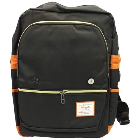 Puntostore - Mochila Negra Bolso Cruzado Viaje Outdoor Comoda - Ps