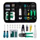 thumbnail image 1 of Kit Herramientas de Red RJ45 10 Piezas con Tester Crimpeadora y Ponchadora, 1 of 3
