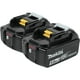 thumbnail image 1 of Batería Makita BL1850B-2 LXT de 18 V, iones de litio, 5 Ah, paquete de 2, 1 of 3
