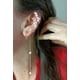 thumbnail image 2 of Pendiente Trepador 1 Pieza Perlas Blancas Vintage Moda, 2 of 3