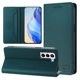 thumbnail image 2 of Funda Billetera con Soporte para Samsung Galaxy S21 Bloqueo RFID Plegable Verde oscuro, 2 of 6