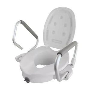 Glomed - Alzador De Baño Con Apoyabrazos Abatible Y Tapa