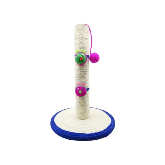 Torre Rascador Pequeño Belug Interactivo Para Gatos 42x24 Cm Blanco
