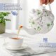 thumbnail image 4 of Tetera Brew To A Tea 1100 ml con diseño floral de porcelana, 4 of 7