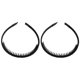 thumbnail image 5 of Unique Bargains 4 Piezas de Diademas con Peine de Dientes para Mujeres Diademas Antideslizantes Aros para el Cabello de Damas Negro, 5 of 7