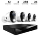 thumbnail image 2 of Sistema de cámaras de seguridad Night Owl DVR de 12 canales con 4 cámaras HD 2K, 2 of 9