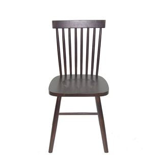 Habita2 Chile - Silla Windsor Madera Maciza De Alta Calidad Estructura Fuerte Barnizado Semi Matte - Walnut