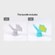 thumbnail image 1 of Make Your Garden Bloom with our Cute and Elegant 1pc Double Head Watering Nozzle Head - Perfect for Small Plants, 1 of 5