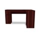 thumbnail image 2 of Escritorio Palermo Esquinero Melamina Chocolate, 2 of 8