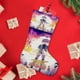 thumbnail image 4 of Jentry Chau vs. El Inframundo Tema: Calcetines de Navidad, fino lino blanco para colgar en escaleras y chimenea, decoración navideña para el hogar, regalo de Navidad. 45cm × 32cm, 4 of 5