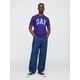 thumbnail image 2 of Camiseta GAP Everyday Soft Logo para Hombre Purple Candy M, 2 of 2