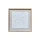 thumbnail image 1 of Cuadro Decorativo Abstracto Pintado a Mano Rastro Blanco 50x50, 1 of 4