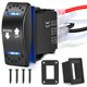 thumbnail image 1 of Interruptor Nilight, LED azul DPDT 20A, polaridad descendente, polaridad inversa, 1 of 9