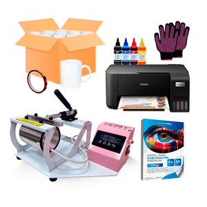 Hobypress - Impresora Epson L3210 + Estampadora De Tazas 11Oz Para Sublimación