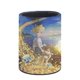 thumbnail image 3 of El Imaginario-theme Cylinder Pen Holder Pencil Organizer with Flannel Lining PVC Leather Material Cardboard Base for study work 10*8CM, 3 of 6