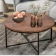 thumbnail image 3 of Mesa De Centro Redonda 80cm Oak Madera Oscura, 3 of 3