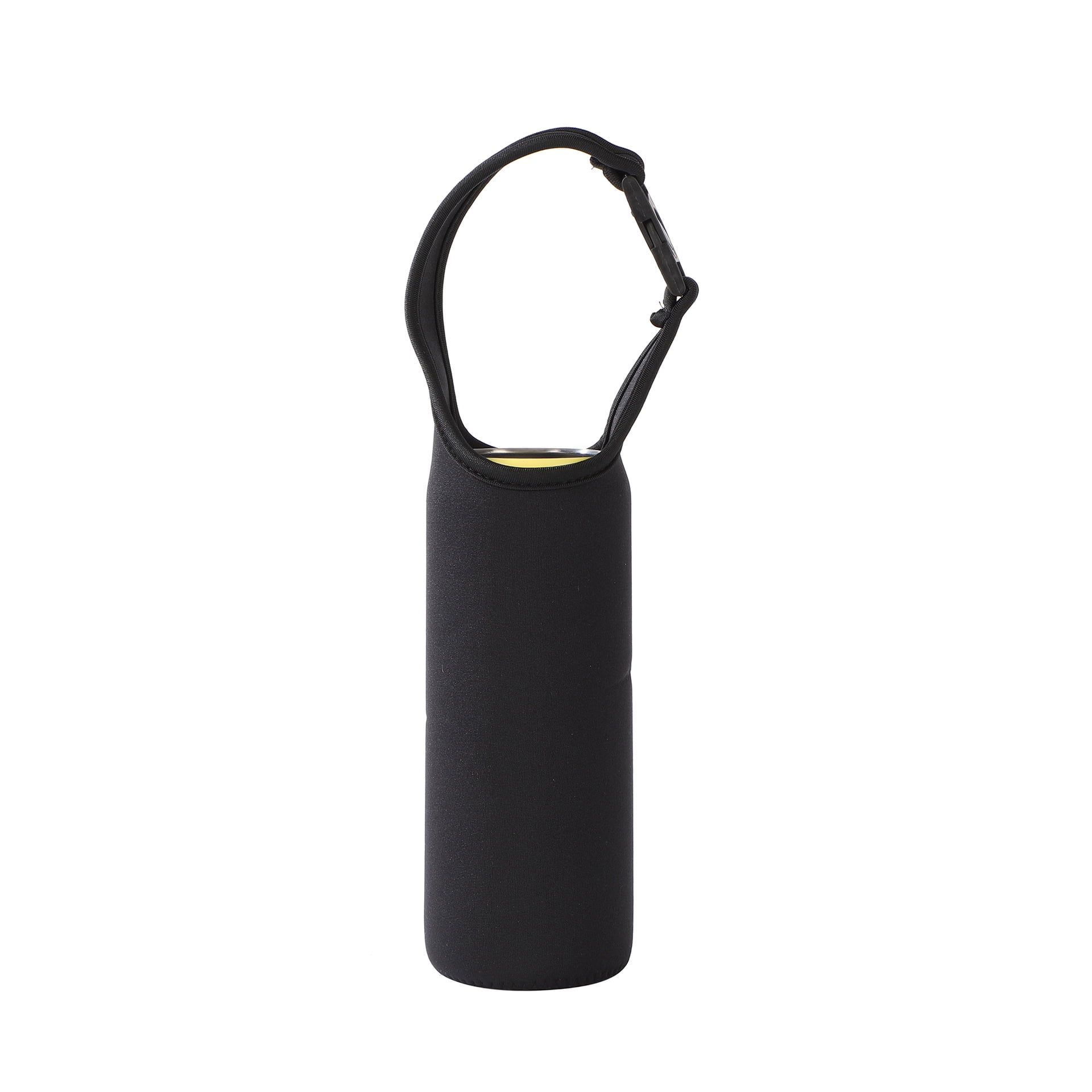 Xusx111 - Bolsa De Mango De Botella De Agua Del Portador Del Vaso De 2 Piezas Más Tazas De Viaje Para Ir Botellas (negro) Botella De Agua Portador Neopreno Manga Taza