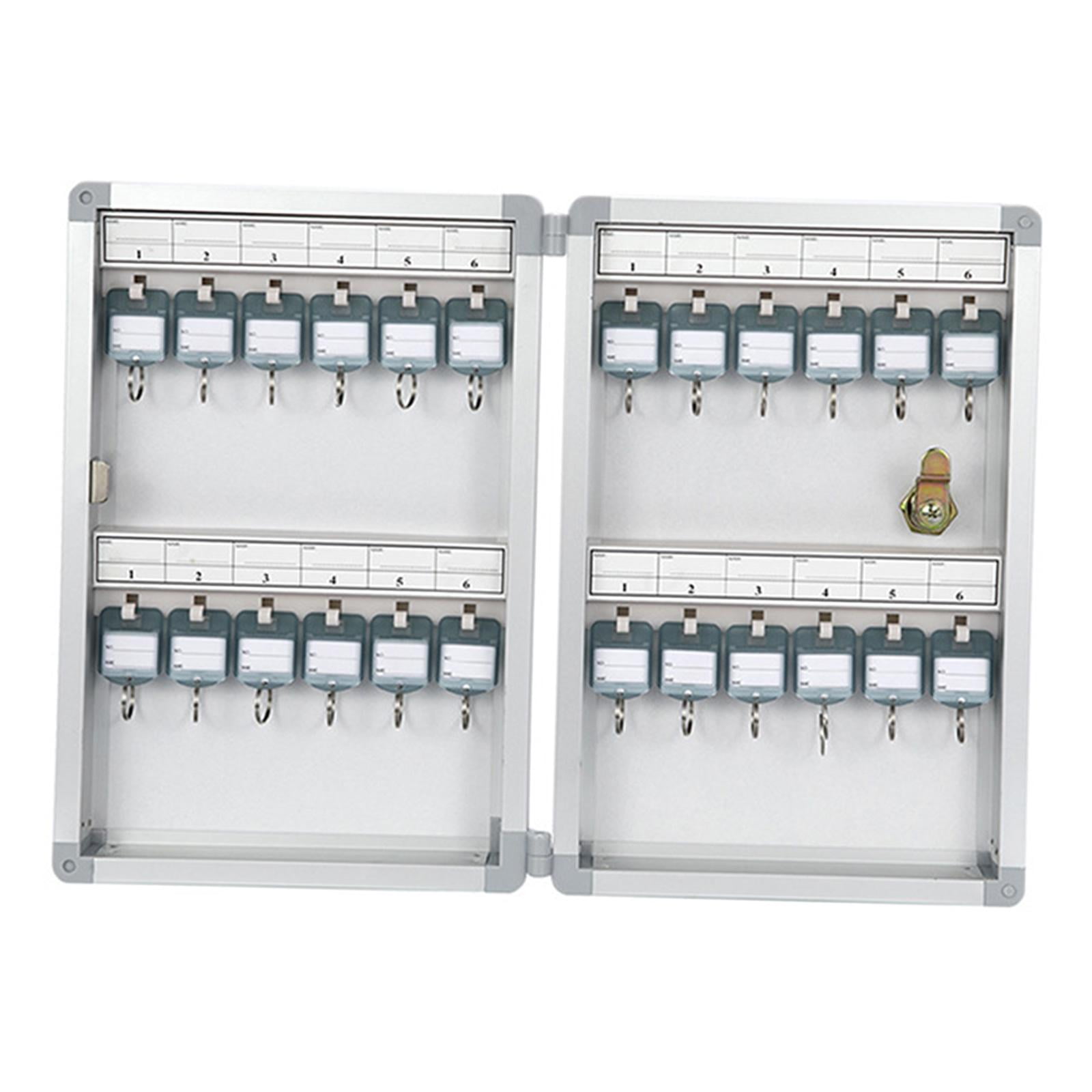 Magideal - Caja De Bloqueo De Llaves, Organizador De Llaves, Armario De Llaves Para Talleres De Reparación De Automóviles, Complejos De Gestión De Alquiler De Of Posición De 24 Teclas