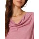 thumbnail image 5 of INSPIRE CHIC Top de Mujer con Cuello de Tortuga de Manga Corta Casual y Elástico XL Rojo, 5 of 6
