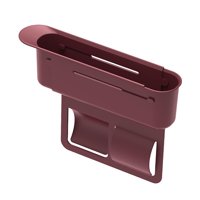 Magideal - Organizador Genérico Para Rellenar Huecos De Asientos De Coche, Caja De Almacenamiento Universal Para Accesorios De Coche, Retráctil Para Tarjetas Y G Rojo