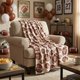 thumbnail image 2 of Horaldaily Football Beige Flannel Throw Blanket 50x60, 2 of 3