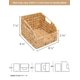 thumbnail image 2 of Cestas de almacenamiento StorageWorks Water Hyacinth Wicker, paquete de 2, 2 of 8