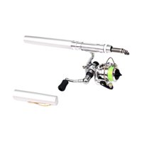 Magideal - Mini Caña De Pescar Caña De Pescar Telescópica Bolsillo De 55 Pulgadas Compacto Mini Bolígrafo Caña De Pescar Para Lago Pesca En Hielo Principiantes N Argén