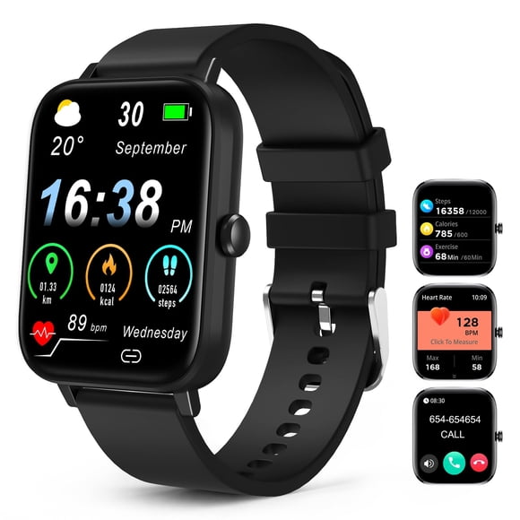 Reloj Inteligente Choiknbo 1.83" Bluetooth IP68 Negro