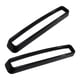 thumbnail image 2 of Reemplazo Confiable De Rejilla De Radiador De 2 Piezas Para Dodge Challenger 2015-2024 Negro, 2 of 5