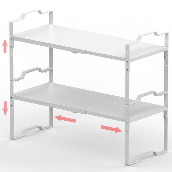 Estante Jojocross Expandible 42‑69 cm (2 unidades) Blanco