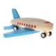 thumbnail image 5 of El Mini Juguete De Madera De La Fricción Del Aeroplano Tira Hacia Atrás Para El Ala Azul Del Regalo De Los Niños, 5 of 5