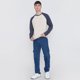 thumbnail image 4 of Polera Hombre Manga Larga Raglan Azul Corona, 4 of 5