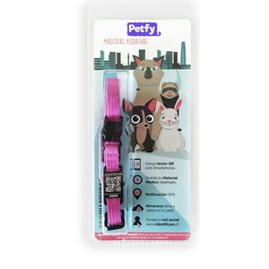Tiendapetfy.Cl - Collar Petfy Id Mini Fucsia