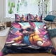 thumbnail image 1 of Juego de funda nórdica de conejo de moda, juego de ropa de cama 3D, juego de funda de edredón artístico, funda de colcha de microfibra, juego de 3 piezas, funda de edredón con cierre de crem, 1 of 3