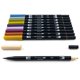 thumbnail image 3 of Tombow 56186 Rotuladores Duales con Pincel, Tonos Suaves, Pack de 10, Mezclables, 3 of 9