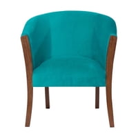 Latam Home - Sitial Dortmund Tela Velvet Turquesa