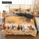 thumbnail image 1 of x226 Bed SheetsCherry Blossoms Horse Comforter Cover Bedding Sets for Grassland Animals Quilt Cover Set High Quality Microfiber 3-Piece Bedding Set (1 Duvet Cover + 2 Pillow Shams) nj226, 1 of 5