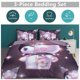 thumbnail image 2 of Kuromi Anime Duvet Cover Set Size Cartoon Bedding Set 3-Piece Comforter Cover Set for Teens Boys Kids Girls 1 Duvet Cover And 2 Pillowcase Twin, 2 of 5