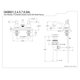 thumbnail image 2 of Grifo de lavabo Kingston Brass GKB604AL tipo centerset de 4 in (10 cm), 2 of 2