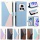 thumbnail image 5 of Cartera Plegable para Honor Magic6 Pro, PU Tricolor con Ranuras, Azul Claro, 5 of 6