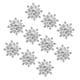 thumbnail image 4 of 10 Botones De Flores De Cristal Para álbum De Recortes, Diamantes De Imitación, Adornos Plateados, 4 of 5